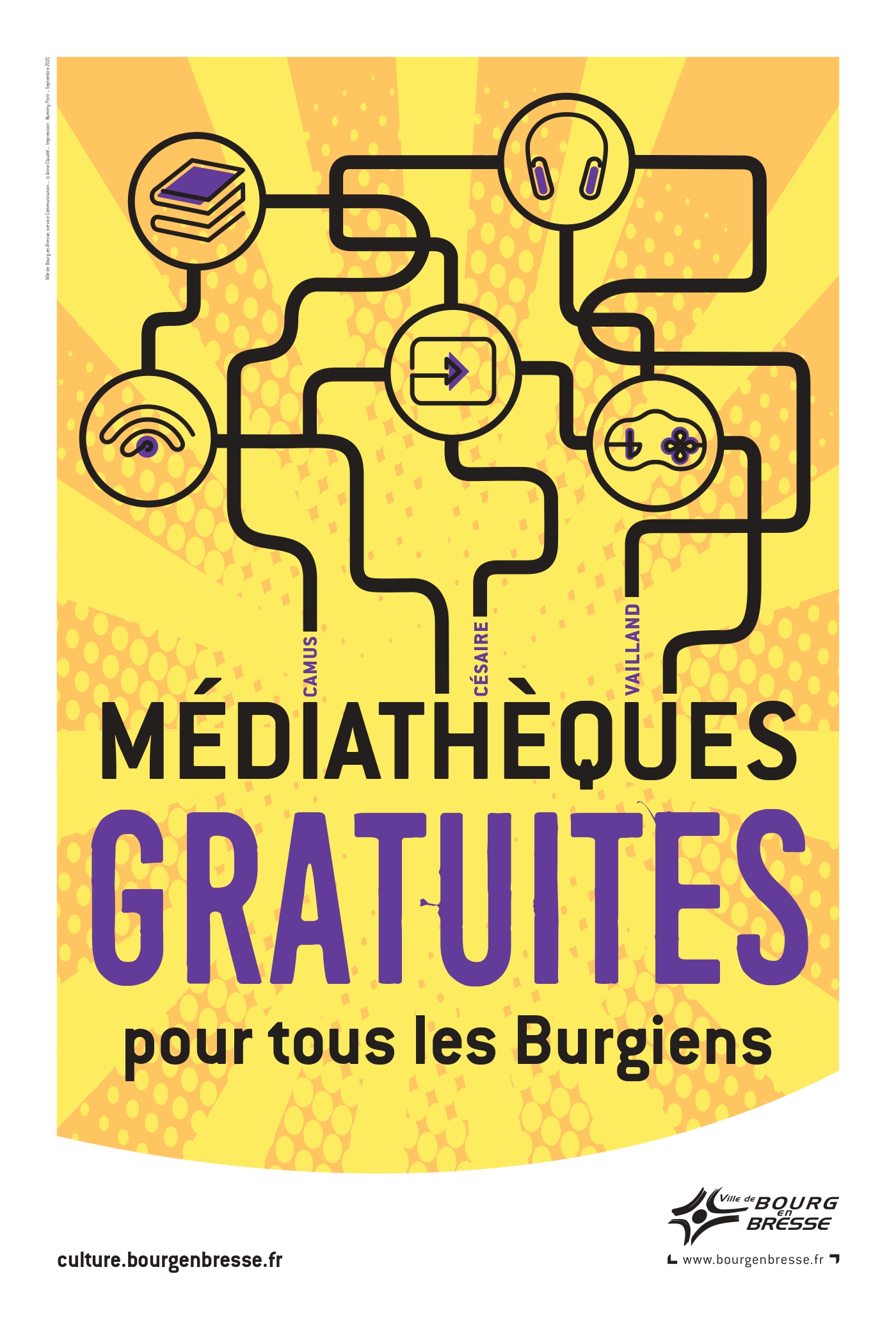 Médiathèques Gratuites Pour Tous Les Burgiens Culture