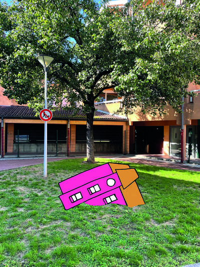 ZOA 2026, Incongrue, œuvre de la ZOA de Juliette Miséréré.