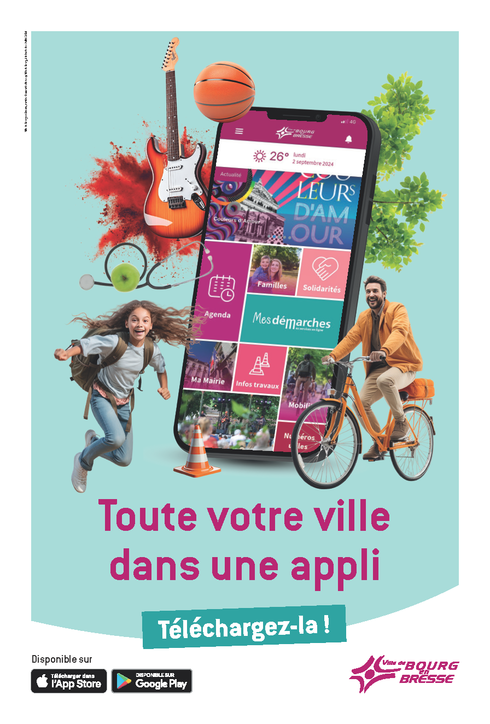 Affiche application mobile